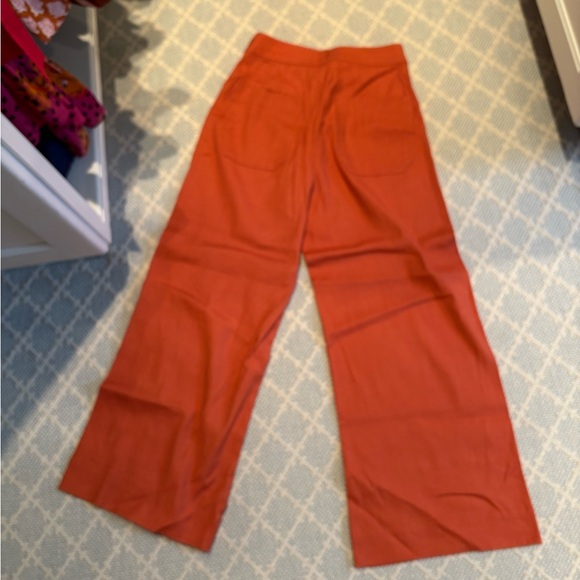 Maeve Rust Wide-Leg Pants Size 27 - Picture 2 of 3
